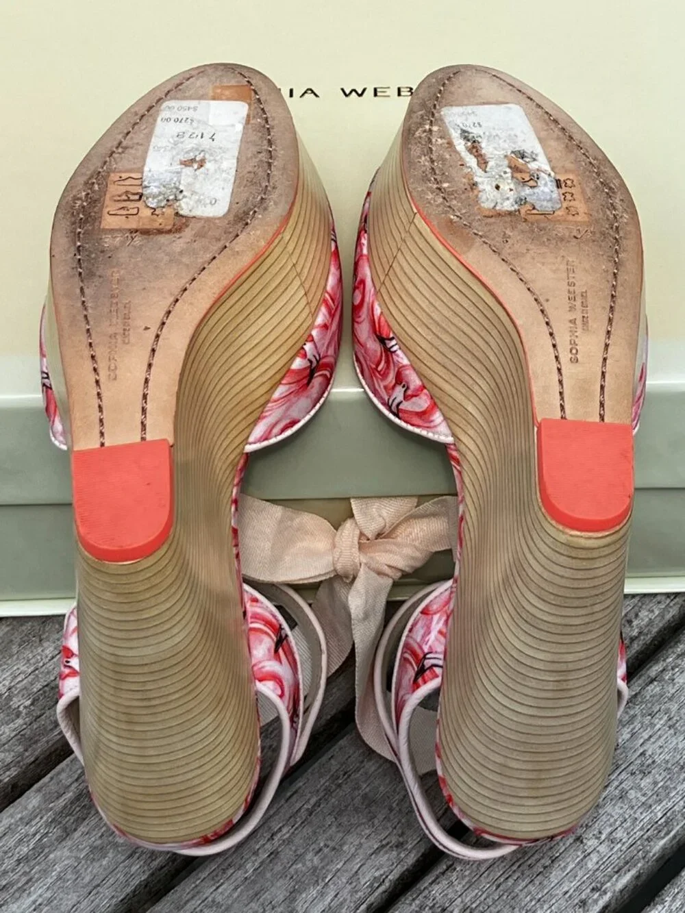 Sophia Webster✨Wedge Sandals Heels Size 7.5B